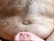 Two bears spit together