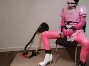 Pink PVC Sissy BDSM