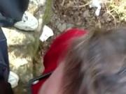 Cum and blow in the park