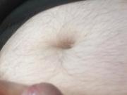 Uncut chub cum