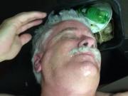 Silver Daddy sucking