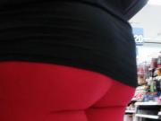 Big booty in leggings at walmart pt 2