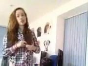 strip-tease dans la chambre
