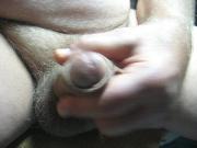 66yrold Grandpa &96 cock close uncut wank old mature closeup