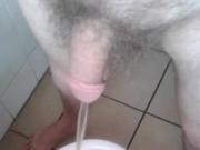 Morning pre-cum and piss