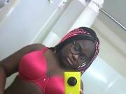 Nelly in the Bathroom