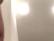 jerk off in the bathroom