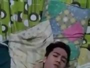 asian twink JO on bed 29''