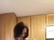 Pretty Girl Dancing and Shaking Her Big Titties