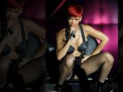 Rihanna Hot Pussy Lip Slip On Stage