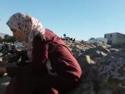 Hijab Arab mom avec cul