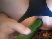 Naigel74 with cucumber in his ass-2