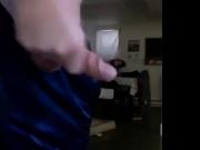 Smooth sexy dude jerking off