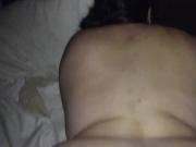 Wife's wet pussy from the back