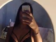 Huge Titts in front of Mirror