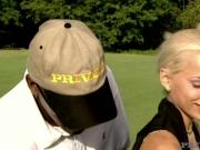PrivateBlack - Blonde Sylvia Sun Takes A BBC Doggystyle!