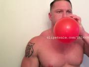 Balloon Fetish - Brock Blowing Balloons Video 1