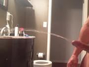 Guy pissing 8