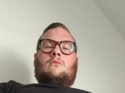 Chubby Boy stroke his Cock