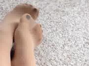 pretty nylon feet