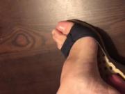 Wife shoejob