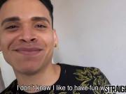 Latino guy is willing to become gay to earn some quick money