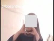 Kendini sikicisi icin parmaklayan turbanli