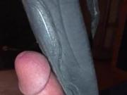 Shoe Fetish - Huge Cumshot Fucking a Lesbian's Flip Flop