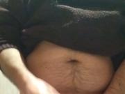 Cumming in bathroom