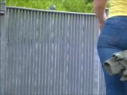 Candid big ass in jeans edit