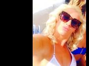 Melissa Hardbody Goes Nuts Tiny White String Bikini