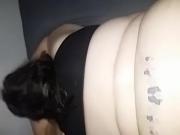 White BBW loves black cock