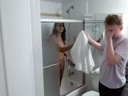 60-year-old Mallory Knight sucks and fucks her step-son