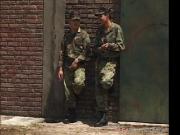 Soldiers Checking Out Each Other
