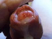 Cumshot after playing