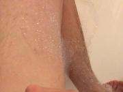 Huge load on my twink body in bath