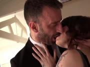 Brunette MILF Miss Trixx fingered by big dick Pascal