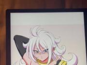 Android 21 Dragon Ball Cum Tribute SOP 4
