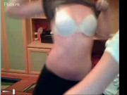 Girls dancing and show bra