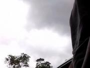 At a parking area