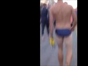 Cute Swimmer Walking in His Speedo Part 2