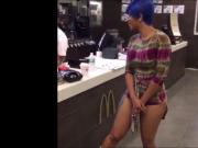 CARDI FLASHING CUSTOMERS IN MCDONALDS