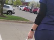 Thick Booty PAWG Nurse Fresh off Work #2