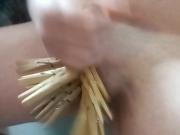 Knijpers op me ballen