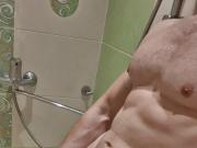 Lateron's chastity cage doesn't let him cum. Finale. 92-2-74