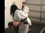 Brutal And Sadistic Double Gi Beatdown with Cindy & Mikaela