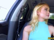 Cute teen Anastasia Knight fucks for a car ride POV