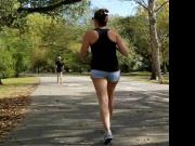 Park Creep shots small shorts Milf