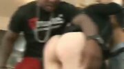 MILF Nina Hartley Takes Two Black Cocks