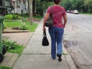 Beurette ass candid walking
